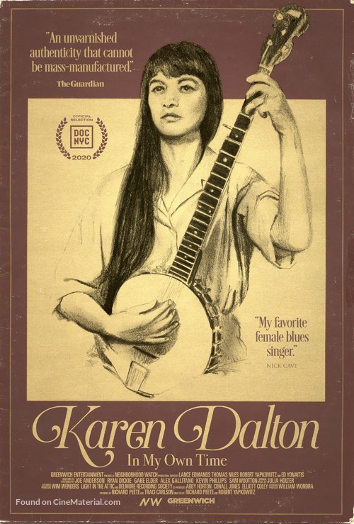 In My Own Time: A Portrait of Karen Dalton - Movie Poster