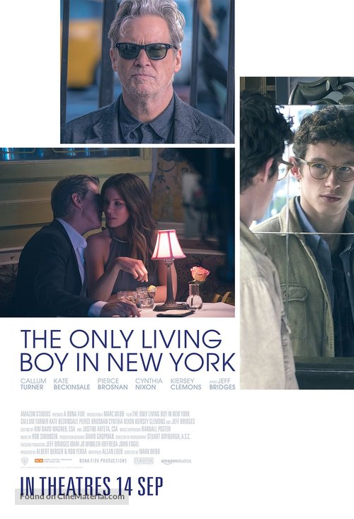 The Only Living Boy in New York - Singaporean Movie Poster