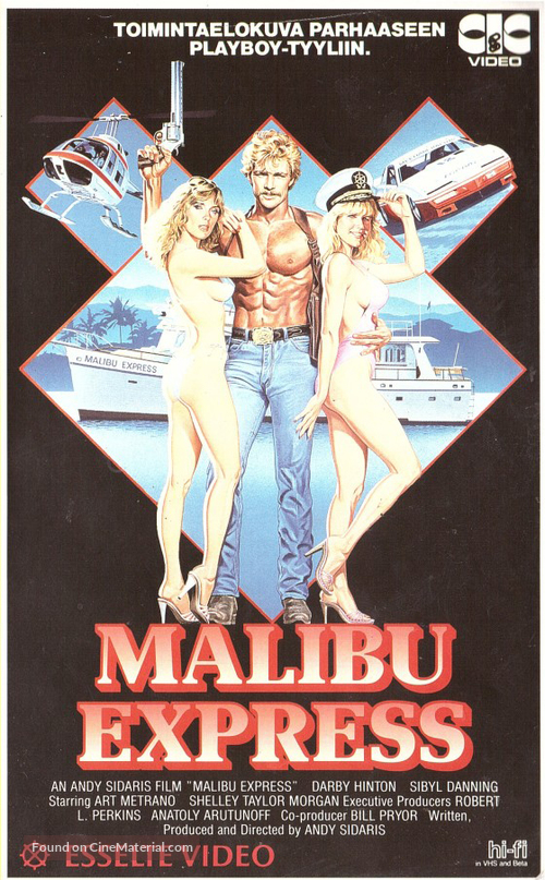 Malibu Express - Finnish Movie Cover