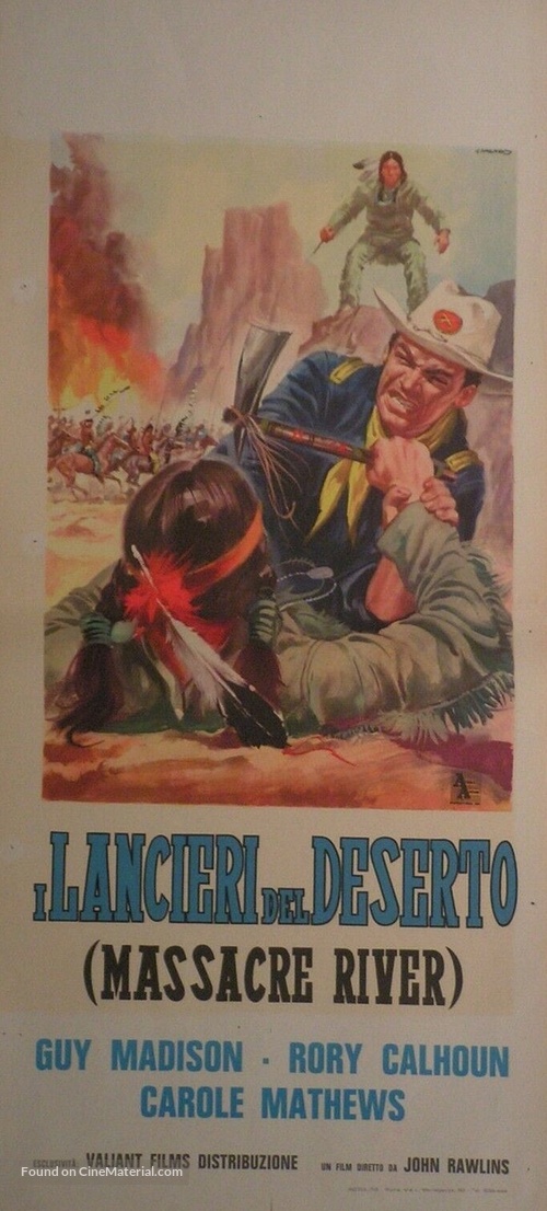 Massacre River - Italian Movie Poster