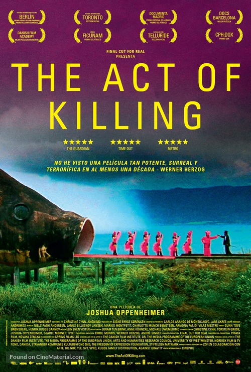 The Act of Killing - Spanish Movie Poster