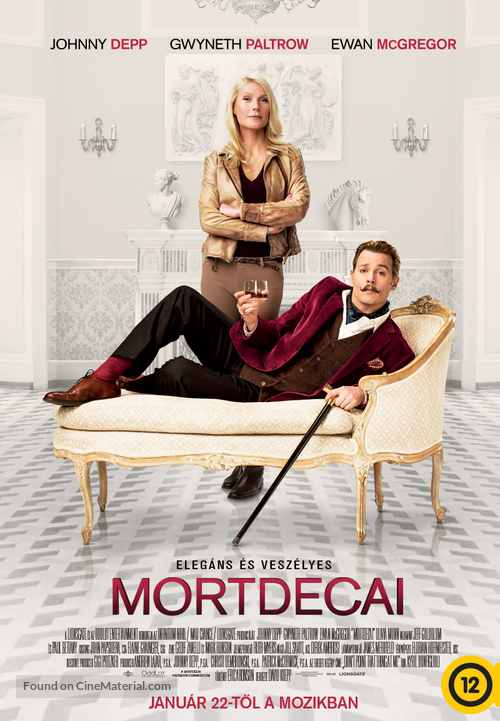 Mortdecai - Hungarian Movie Poster