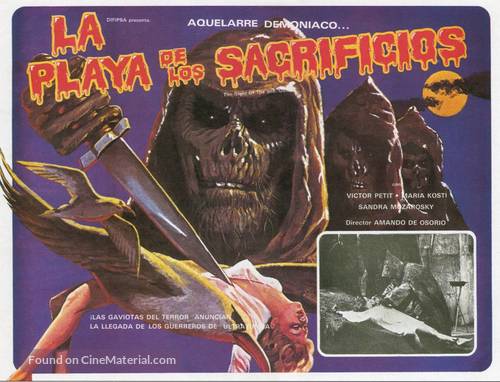 La noche de las gaviotas - Mexican Movie Poster
