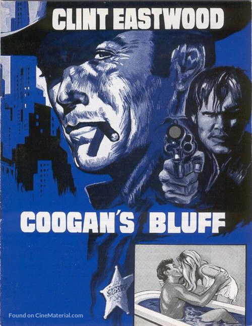 Coogan&#039;s Bluff - Danish Movie Poster