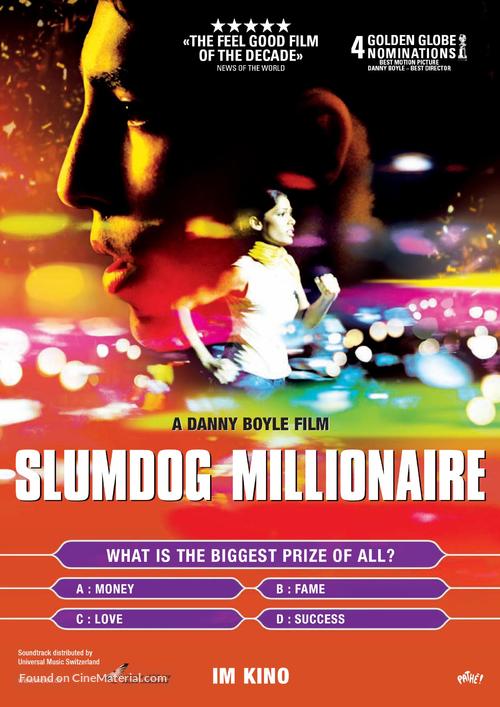 Slumdog Millionaire - Swiss Movie Poster