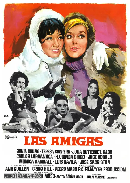 Las amigas - Spanish Movie Poster