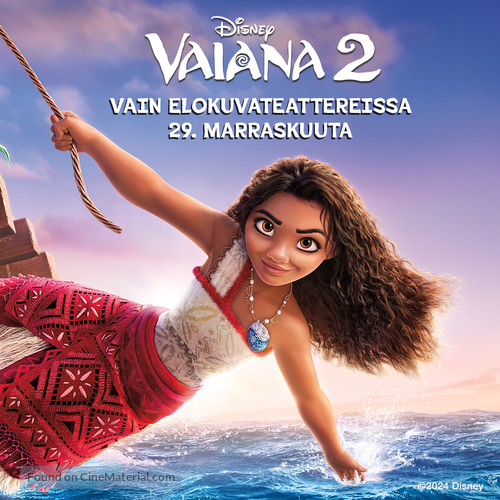 Moana 2 - Finnish Movie Poster