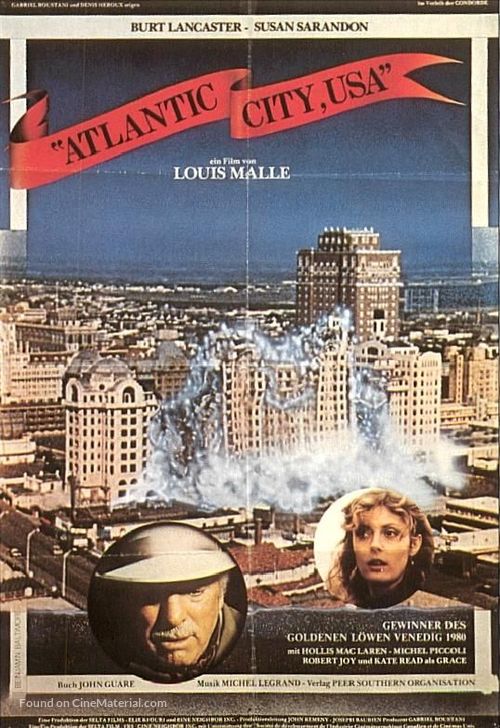 Atlantic City - German Movie Poster