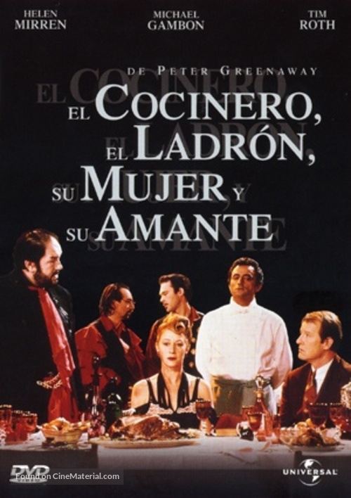 The Cook the Thief His Wife &amp; Her Lover - Spanish DVD movie cover