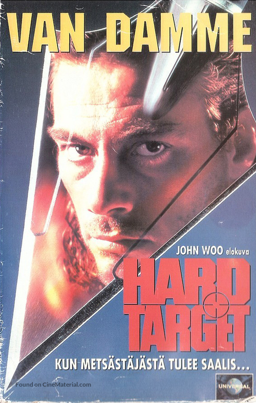 Hard Target - Finnish VHS movie cover