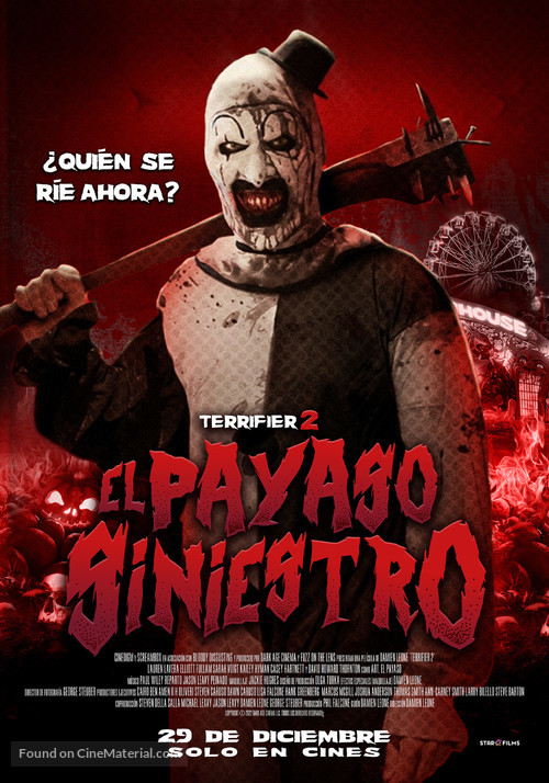 Terrifier 2 - Peruvian Movie Poster