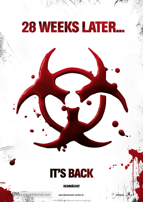 28 Weeks Later - German Teaser movie poster