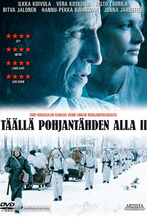 T&auml;&auml;ll&auml; Pohjant&auml;hden alla II - Finnish DVD movie cover