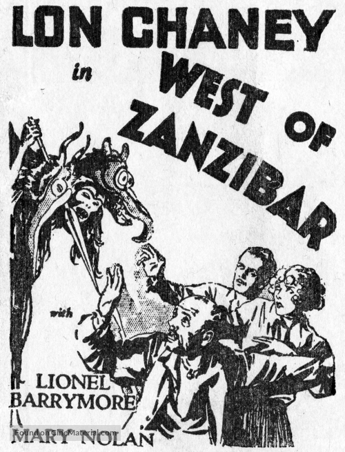West of Zanzibar - Movie Poster