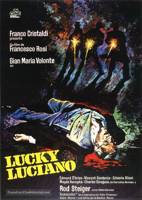 Lucky Luciano - Spanish Movie Poster