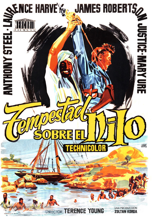 Storm Over the Nile - Spanish Movie Poster