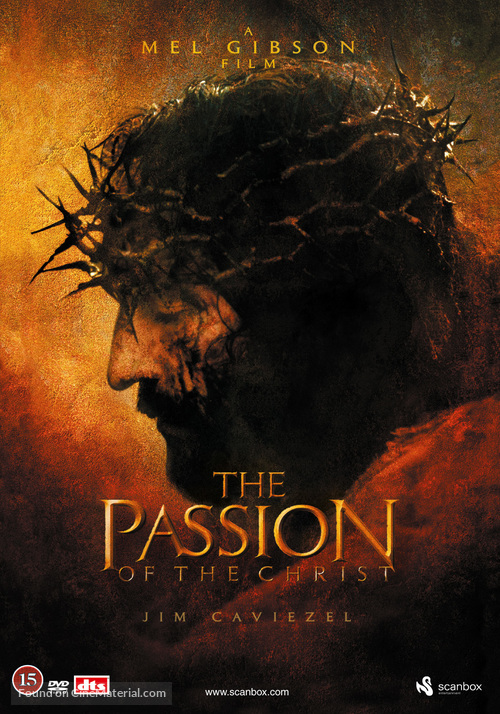 The Passion of the Christ - Danish DVD movie cover