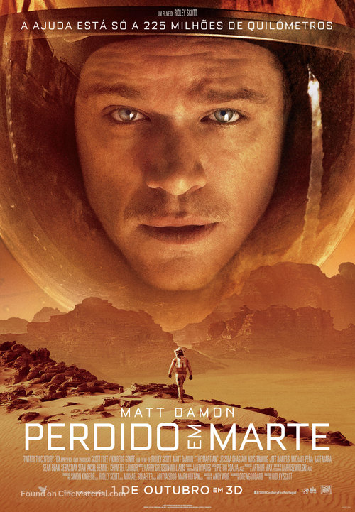 The Martian - Portuguese Movie Poster