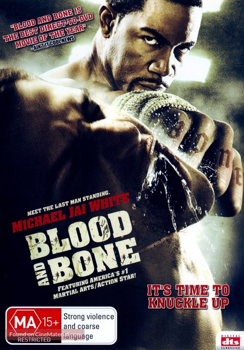 Blood and Bone - Australian DVD movie cover