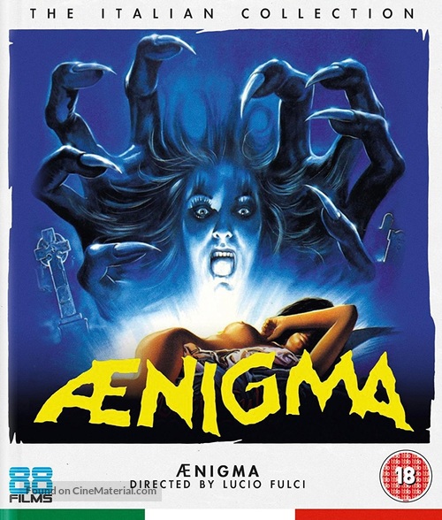 Aenigma - British Blu-Ray movie cover