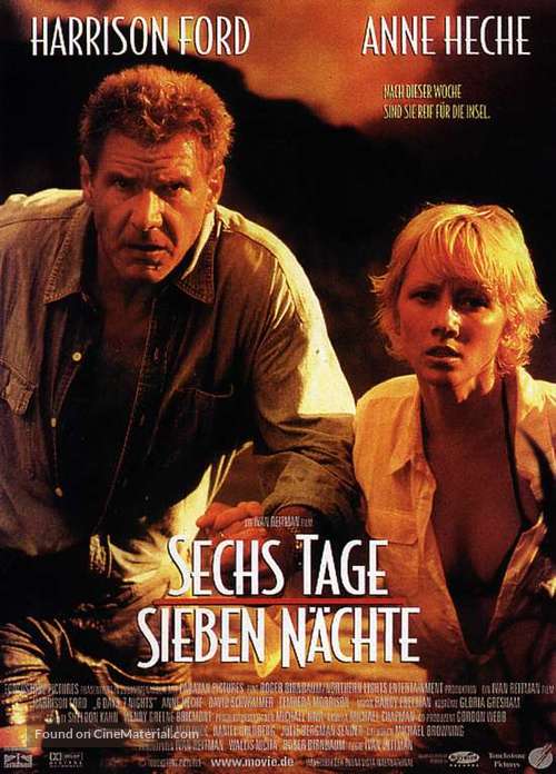 Six Days Seven Nights - German Movie Poster
