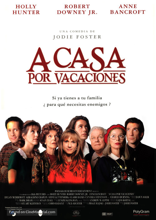 Home for the Holidays - Spanish Movie Poster
