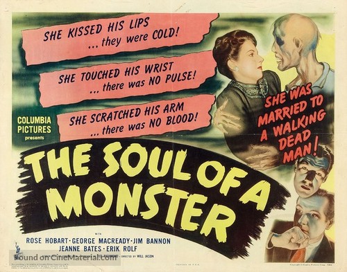 The Soul of a Monster - Movie Poster