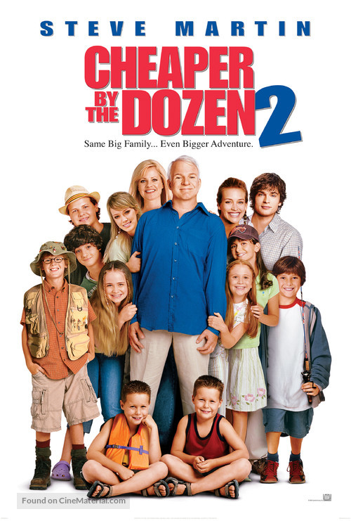 Cheaper by the Dozen 2 - DVD movie cover