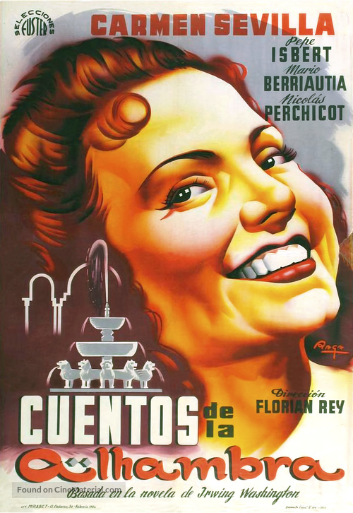 Cuentos de la Alhambra - Spanish Movie Poster