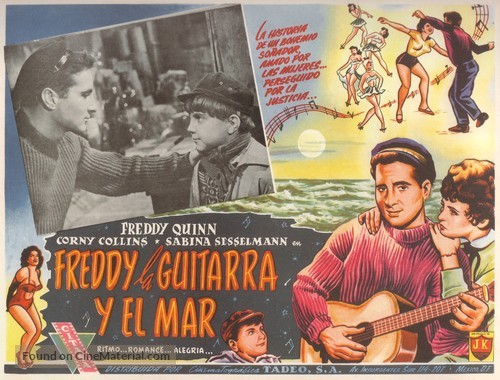 Freddy, die Gitarre und das Meer - Mexican Movie Poster