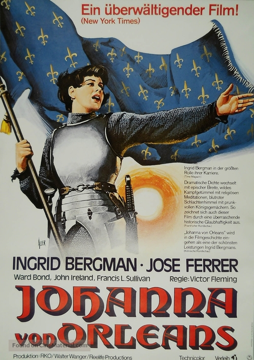 Joan of Arc - German Movie Poster