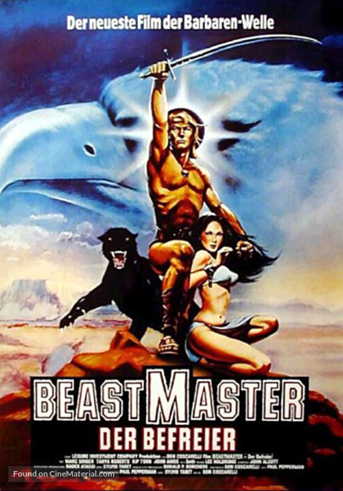 The Beastmaster - German Movie Poster