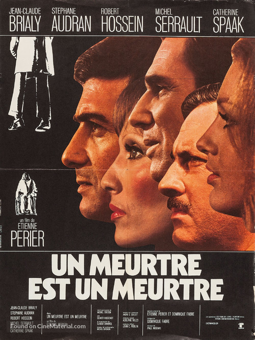 Un meurtre est un meurtre - French Movie Poster