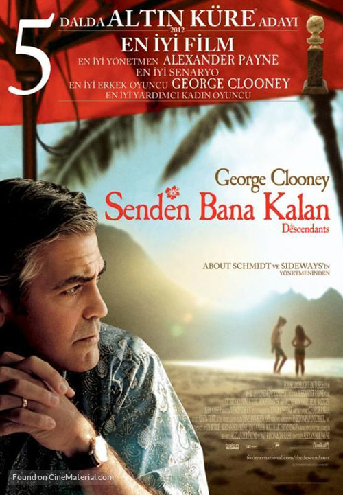 The Descendants - Turkish Movie Poster
