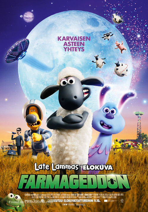 A Shaun the Sheep Movie: Farmageddon - Finnish Movie Poster
