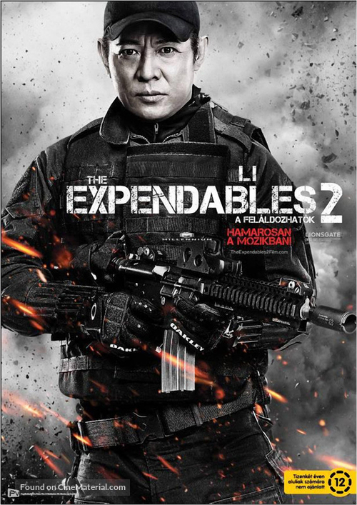 The Expendables 2 - Hungarian Movie Poster