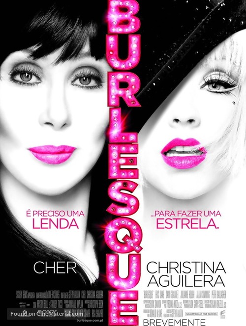 Burlesque - Portuguese Movie Poster
