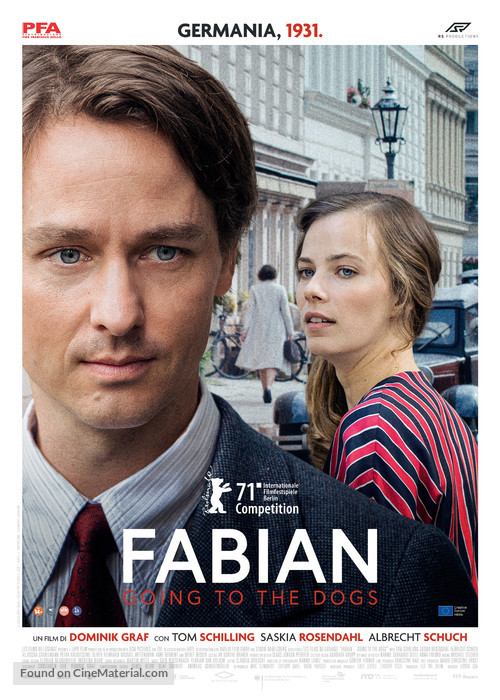 Fabian oder Der Gang vor die Hunde - Italian Movie Poster