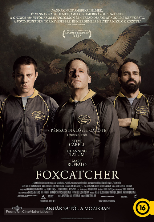 Foxcatcher - Hungarian Movie Poster
