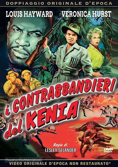 The Royal African Rifles - Italian DVD movie cover