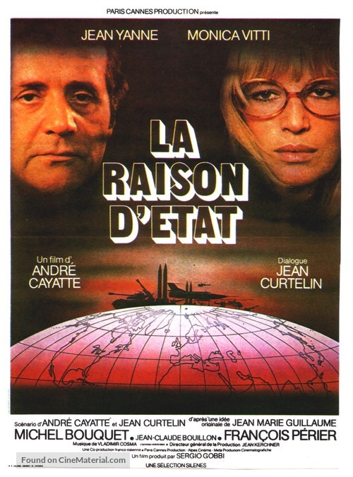 La raison d&#039;&eacute;tat - French Movie Poster