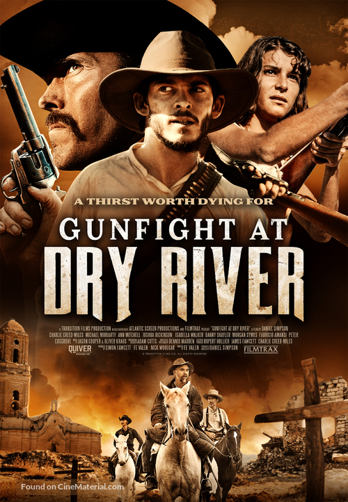 Gunfight at Dry River - British Movie Poster