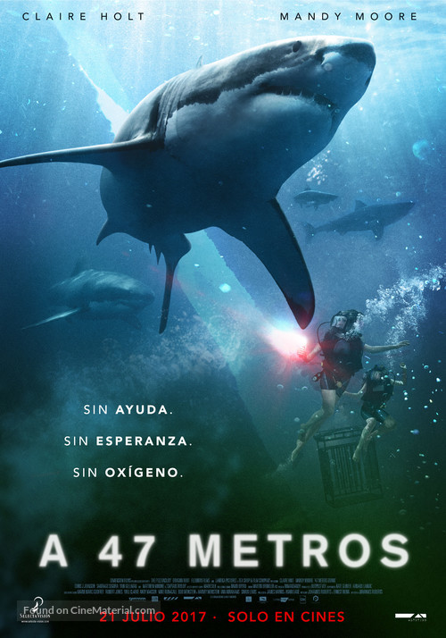 47 Meters Down - Spanish Movie Poster