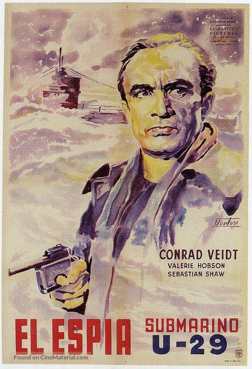 The Spy in Black - Argentinian Movie Poster