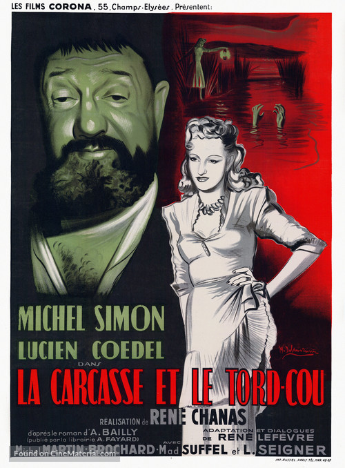 La carcasse et le tord-cou - French Movie Poster