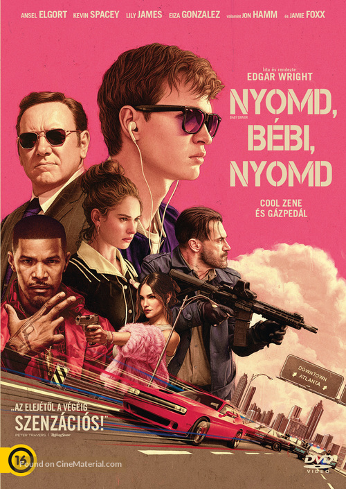 Baby Driver - Hungarian DVD movie cover
