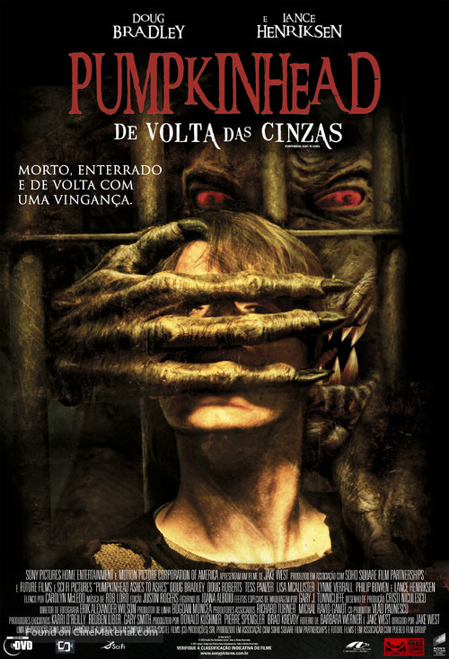 Pumpkinhead: Ashes to Ashes - Brazilian Video release movie poster