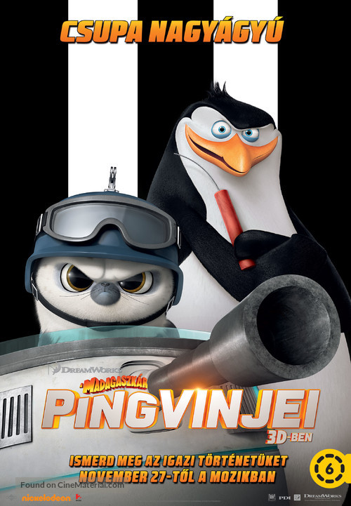 Penguins of Madagascar - Hungarian Movie Poster