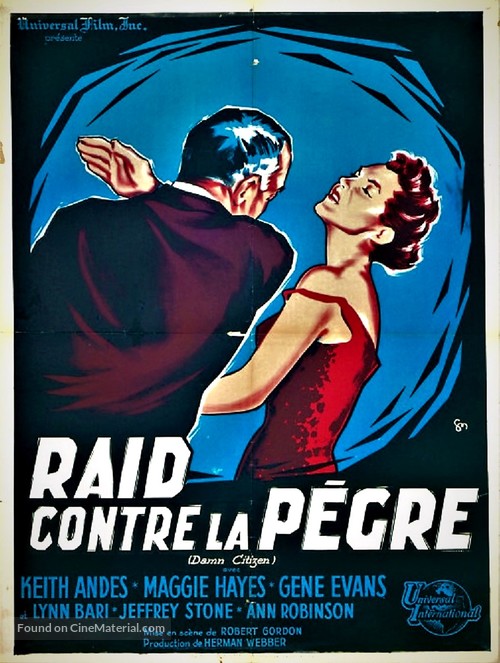 Damn Citizen - French Movie Poster