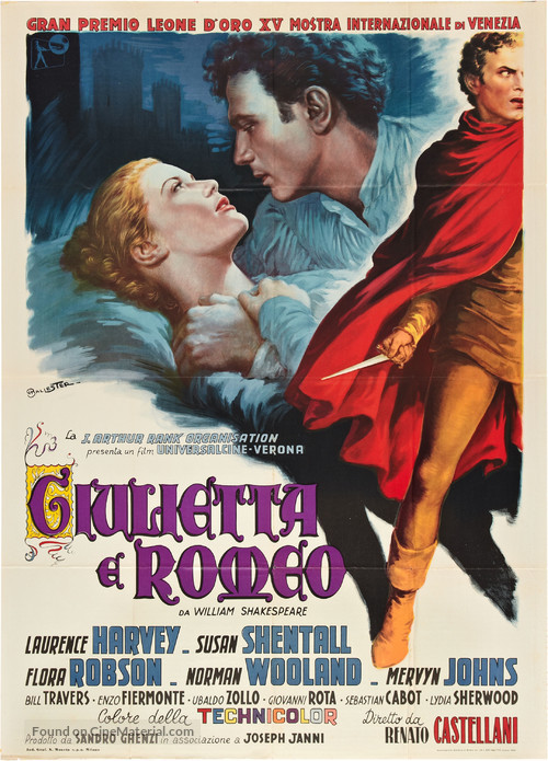 Romeo and Juliet - Italian Movie Poster